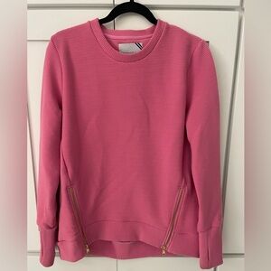 Addison Bay Women’s Everyday Crewneck Pullover Pink size XS